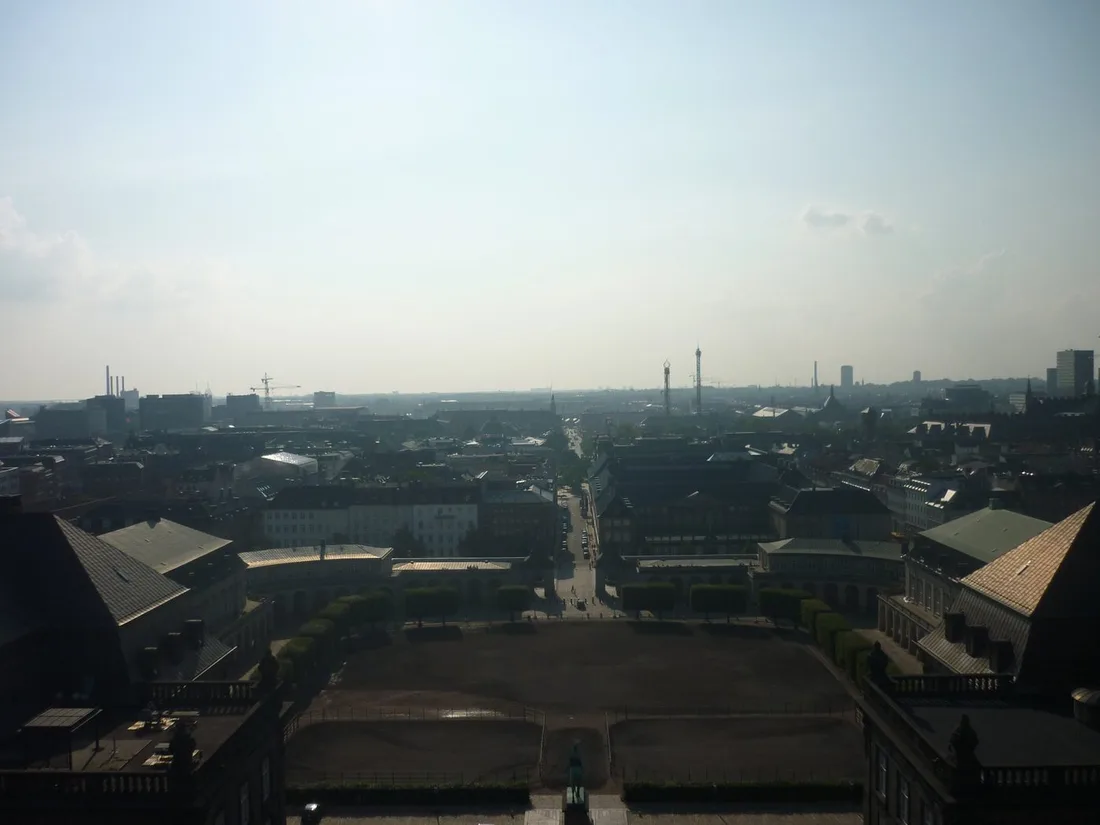 London Whitechapel street in summer