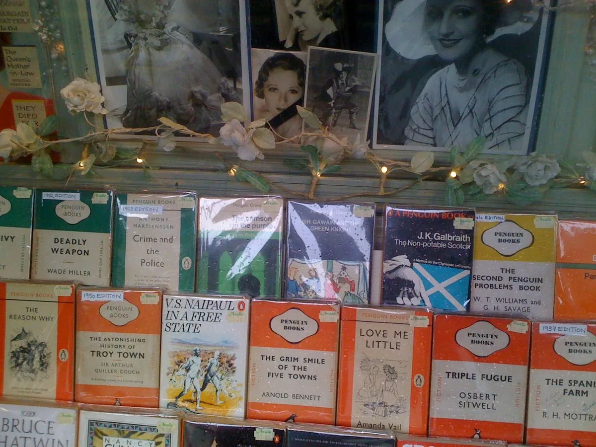 Penguin bookshop window